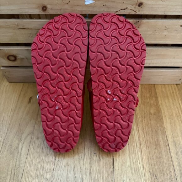 Birkenstock Women Size 37 US 6 - 6.5 Red Gizeh EVA Slip On Comfort Thong Sandals - Picture 6 of 13